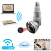 Smart Wifi Bulb Surveillance Camera - NO Cables Needed