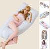 [ Q-lit Sense ] U Shaped Total Body Maternity Pillow - Comfortable Pregnancy Pillow