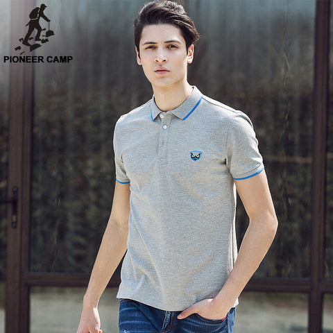 Pioneer Camp 2017 new summer men polo shirt cotton short sleeve  shirts  jerseys brand clothing 677031 - 555 Famous