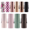PU Leather Travel Cosmetic Brush Pen Holder Storage Empty Holder Makeup Bag Brushes Organizer Make Up Tool Holder 10 Color - 555 Famous
