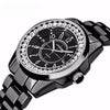 SINOBI Fashion Women Diamonds Wrist Watches Imitation Ceramics Watchband Top Luxury Brand Dress Ladies Geneva Quartz Clock 2017 - 555 Famous