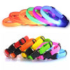 Nylon Dog Collar Night Safety LED Glow Dog Harness Pet Supplies Cat Collars Creative Design Christmas Accessories