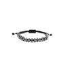 Anil Arjandas Luxury Gold Plated Stoppers Macrame Bracelet Handmade Black Zircon Bracelets Mens &Womens New Style Accessories - 555 Famous