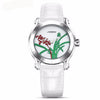 SINOBI New Green Bamboo Women Watches For Chinese Brand Fashion Ladies Leather Wristwatch Female Waterproof Clock Femmes Horloge - 555 Famous