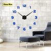 2017 New Home decoration wall clock big mirror wall clock Modern design large size wall clocks diy wall sticker unique gift