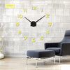 2017 New Home decoration wall clock big mirror wall clock Modern design large size wall clocks diy wall sticker unique gift