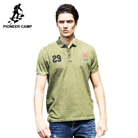 Pioneer Camp 2017 New arrival polo shirt men famous brand Army green male polo top quality 100% cotton polo men 655016 - 555 Famous