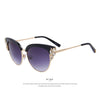 MERRY'S Women Fashion Flower Crystal Decoration Half Frame Butterfly Sunglasses S'8272 - 555 Famous
