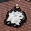 Small Cigarette Smoke Censer Ceramic Creative Jewelry Prayer Study Table Bergamot Candlestick Ornaments Religious Incense