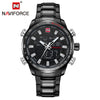 NAVIFORCE Luxury Sport Men's Watch Dual Display LED Digital Waterproof