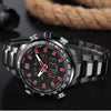 NAVIFORCE Luxury Sport Men's Watch Dual Display LED Digital Waterproof