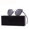 MERRY'S 2017 New Arrival Women Classic Brand Designer Cat Eye Sunglasses Rimless Metal Frame Sun Glasses S'8099 - 555 Famous