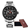 NAVIFORCE Mens Top Brand Luxury Sport Quartz Watch - Waterproof