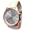 Luxury Fashion Leather Analog Watche