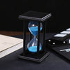 30 Minutes Crystal Transparent Sand Hourglass Timer Sandglass Timer Reloj De Arena With  Wooden Holder Home Decor Ampulheta