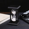 30 Minutes Crystal Transparent Sand Hourglass Timer Sandglass Timer Reloj De Arena With  Wooden Holder Home Decor Ampulheta