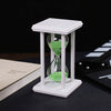 30 Minutes Crystal Transparent Sand Hourglass Timer Sandglass Timer Reloj De Arena With  Wooden Holder Home Decor Ampulheta