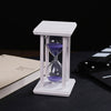 30 Minutes Crystal Transparent Sand Hourglass Timer Sandglass Timer Reloj De Arena With  Wooden Holder Home Decor Ampulheta