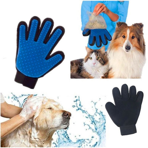 1 Pc Pet Cleaning Brush Dog Massage Hair Removal Grooming Magic Deshedding Glove For Dogs True Pet Touch Drop Shipping Wholesale
