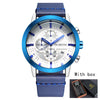 OCHSTIN Brand Sport Men Watch Top Brand Luxury Male Leather Waterproof Chronograph Quartz Military Wrist Watch Men Clock saat - 555 Famous