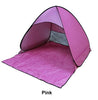 Multi Colors Fast Automatic Opening Beach tent SunShelter light weight POP UP open UV Protective tent Picnic Hiking fishing tent