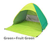 Multi Colors Fast Automatic Opening Beach tent SunShelter light weight POP UP open UV Protective tent Picnic Hiking fishing tent