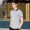 Pioneer Camp new short polo shirt men brand clothing simple casual patchwork polos male top quality 100% cotton grey ACP703084 - 555 Famous