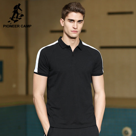 Pioneer Camp new design polo shirt men brand clothing casual simple short sleeve Polo male top quality 100% cotton ACP702146 - 555 Famous