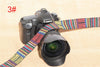 Colorful Pattern Camera  Belt Shoulder