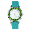 SINOBI Fashion Women's Diamonds Wrist Watches Silicone Watchband Top Luxury Brand Ladies Geneva Quartz Clock Females Hours 2017 - 555 Famous