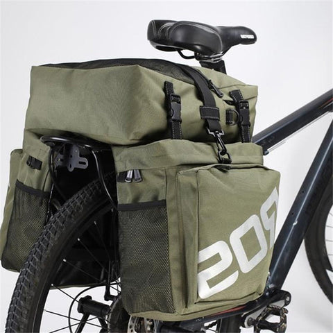 Roswheel 37L Bike Bag 3 in1 Bicycle Bags Panniers Bicycle Trunk Polyester Waterproof Bag Outdoor Cycling Bag Bicycle Accessories