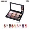 MAANGE 9 Colors Eyeshadow Palette Shimmer Matte Pigment Eye Shadow Cosmetics Mineral Nude Smokey Glitter Eye Nude Makeup Beauty - 555 Famous