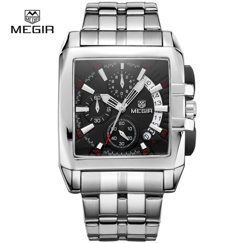 Megir business men quartz watch