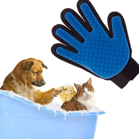 Silicone Dog brush Glove Touch Deshedding Gentle Efficient  Grooming Dogs Bath cleaning Supplies Dog Accessories