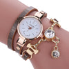 Fashion women watch bracelet leather Analog Quartz