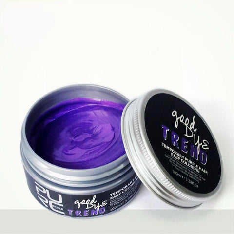 PURC Styling Products Temporary Hair dye One time hair wax Seven Colors Hair Dye Wax - 555 Famous