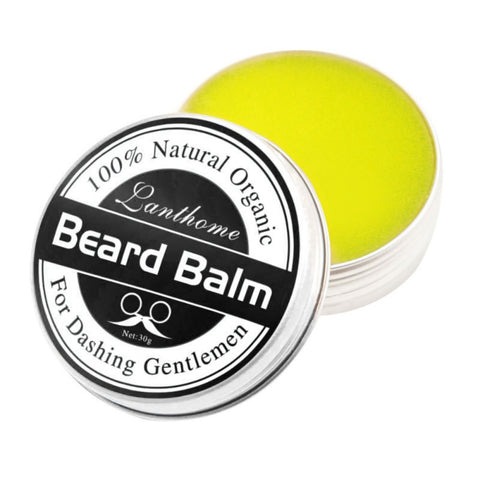 25g Organic Beard Conditioner Leave in Styling Moisturizing Effect Beard Care Lanthome Natural Men Beard Hair Wax Balm PL2 - 555 Famous
