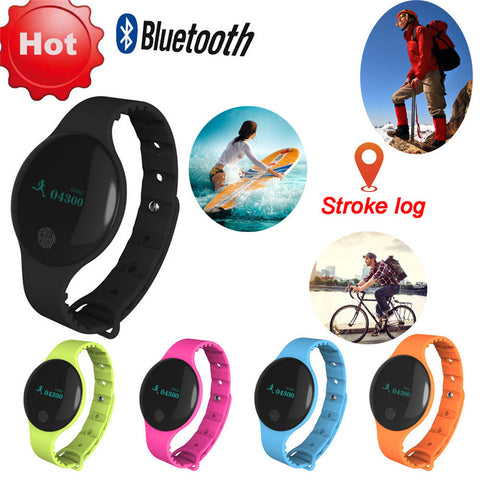 Bluetooth Smart Watch Sport Bracelet Pedometer Camera Tracker For Android IOS Reloj inteligente Aug11 Professional Drop Shipping