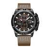 MEGIR Men Quartz Sport Chronograph Military Watch